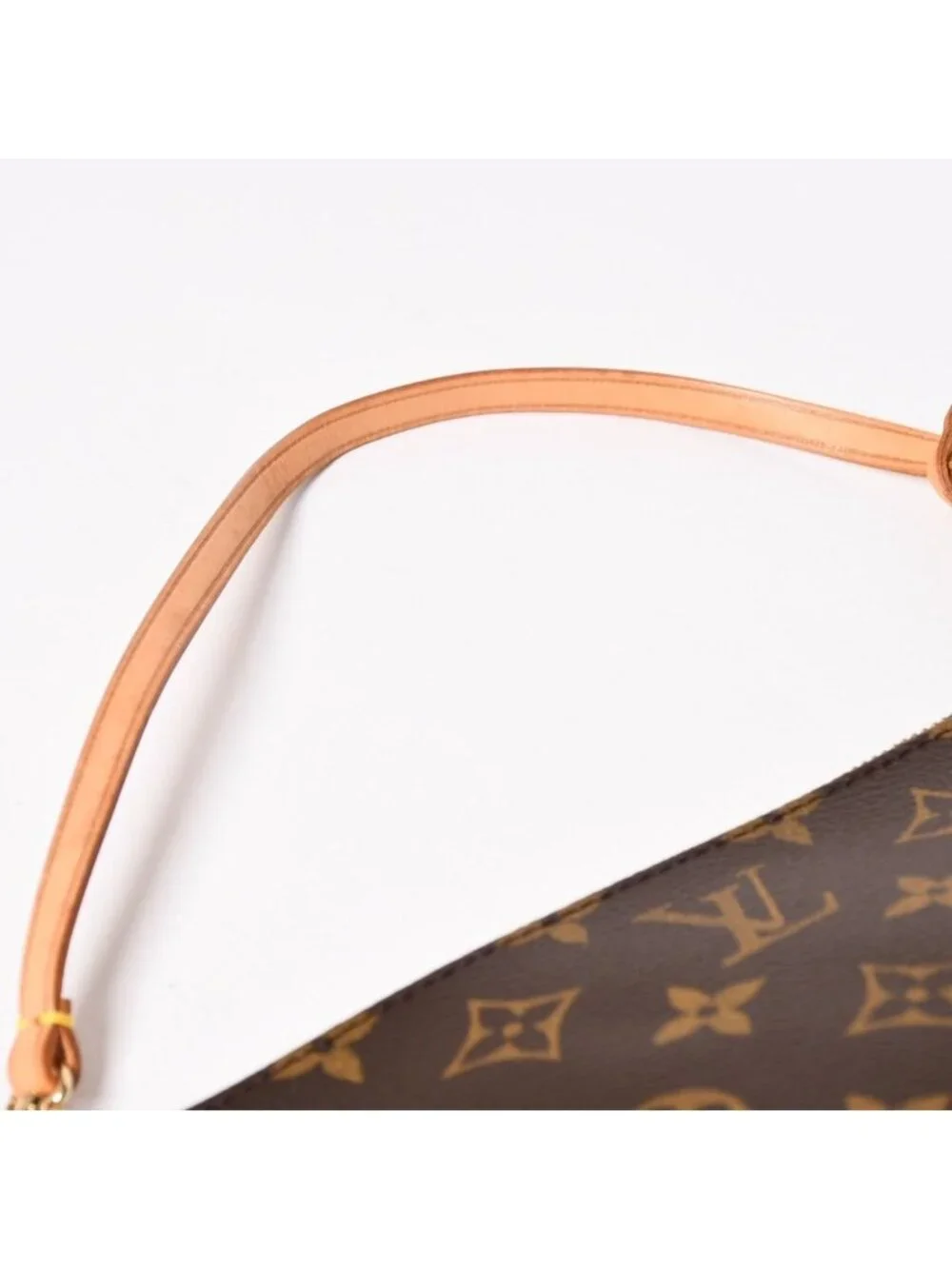 Louis Vuitton Pochette Accessoires Pouch Monogram Brown Leather